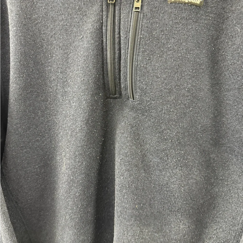 Patagonia Full Zip Up Sweatshirt‎ Blue Company Embroidered Mens XL Utility Work